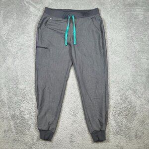 FIGS Zamora Joggers Graphite Gray Women's Size L Scrub Bottoms W18SW2005
